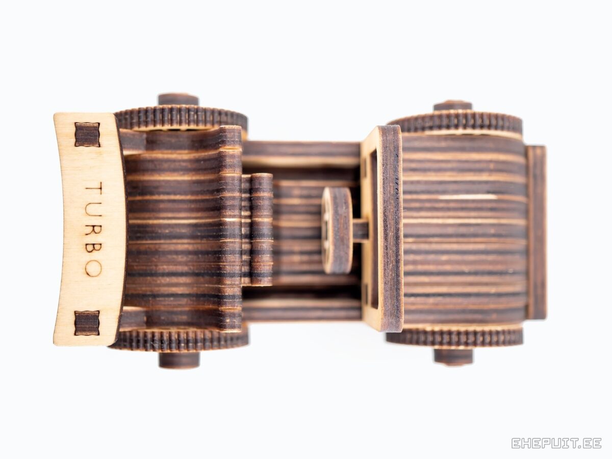 Vineerist mänguauto, küllili, Turbo, rool