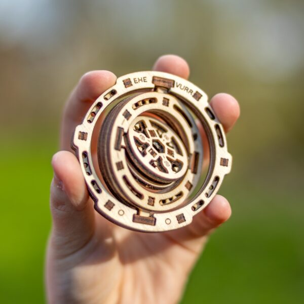 Näpuvidin Vurr Puidust Vurr, fidget spinner, käes, peos - käsitöö, ATH ADHD ärevuse ja stressi leevendamiseks