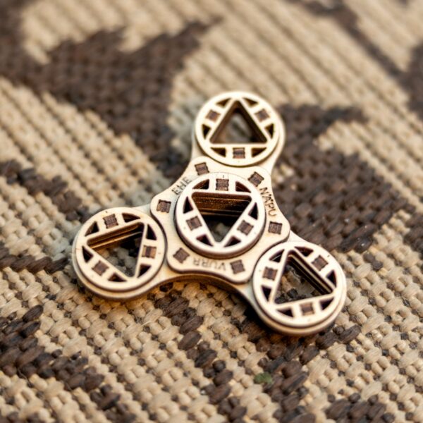 Näpuvidin Näpuvurr Puidust Näpuvurr, fidget spinner - käsitöö, ATH ADHD ärevuse ja stressi leevendamiseks