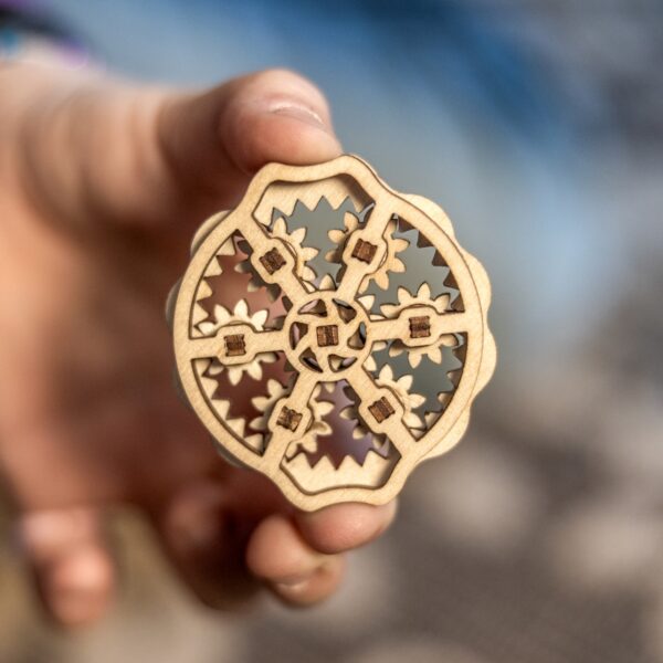 Ähmiketas Puidust Ähmiketas, fidget spinner, käes - käsitöö, ATH ADHD ärevuse ja stressi leevendamiseks