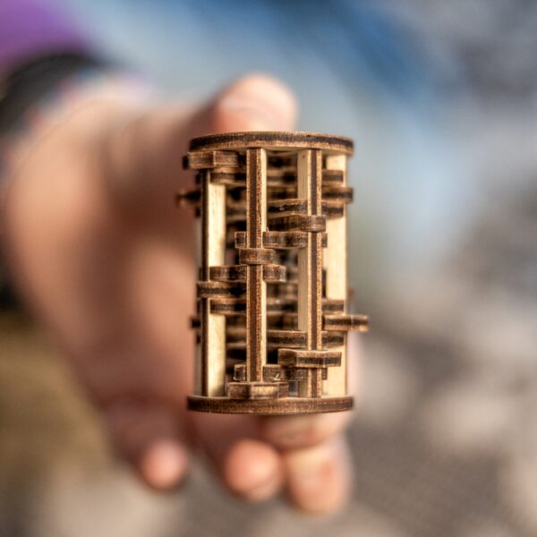 Ähmitorn Puidust Ähmitorn, fidget spinner, sambla peal, metsas - käsitöö, ATH ADHD ärevuse ja stressi leevendamiseks