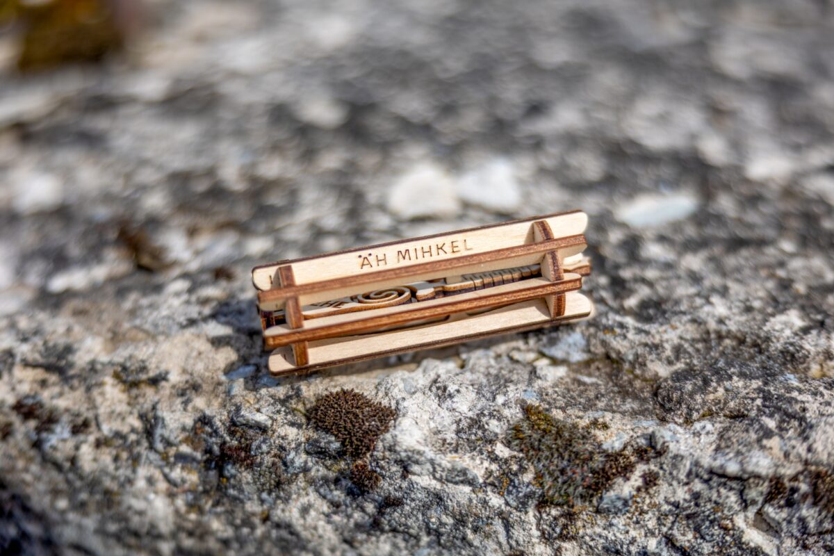 Puidust Äh Mihkel, fidget spinner - käsitöö, ATH ADHD ärevuse ja stressi leevendamiseks