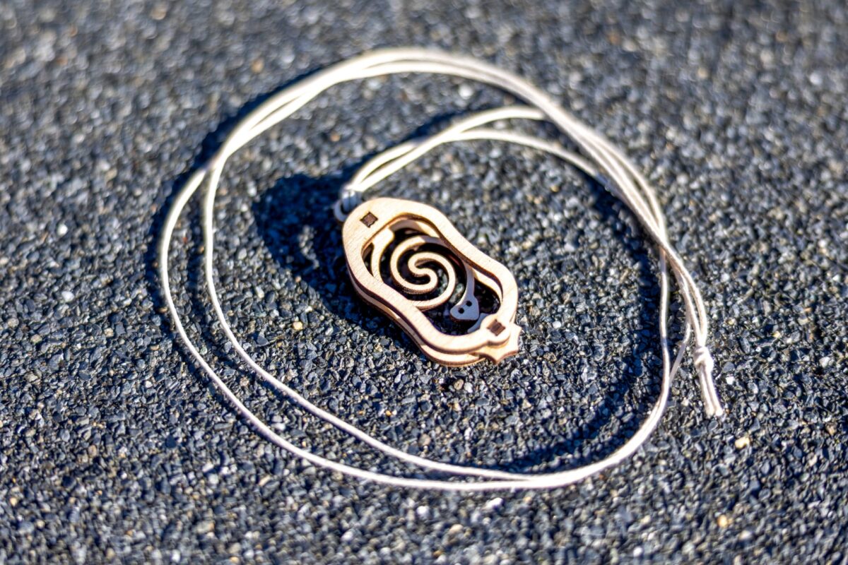 Ripats, lõgismadu, puidust, madu, pael, ümar